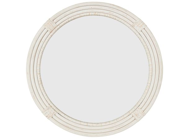 Getaway Round Mirror in Egret
