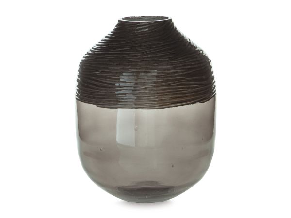 Ashley Furniture Harpwick Vase Medium in Iridescent Gray