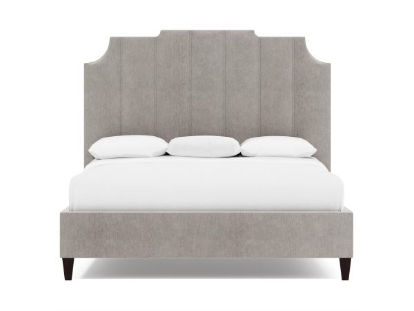 Bernhardt Furniture Bayonne Fabric Panel Bed  in Espresso