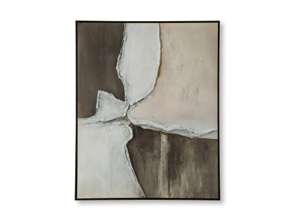 Ashley Furniture Junward Wall Art in Brown/Tan/White
