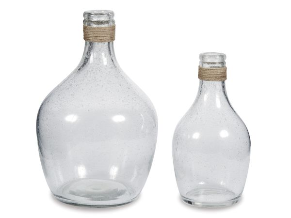 Ashley Furniture Marcin Vase (Set of 2) in Clear