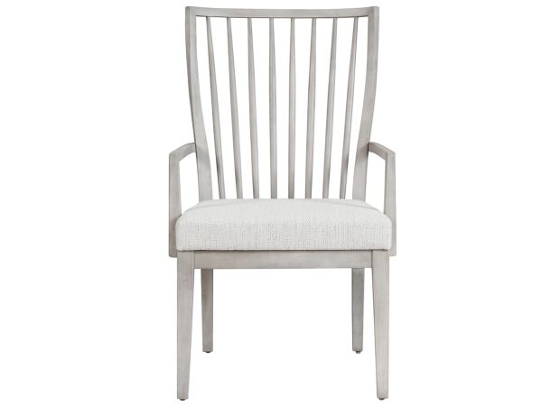 Modern Farmhouse Bowen Arm Chair in Weathered Gray