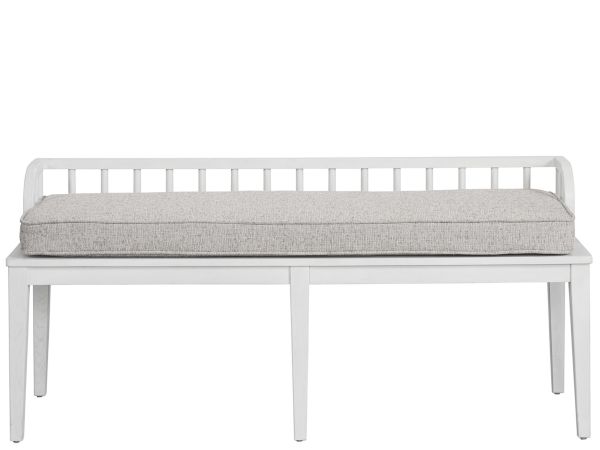 Modern Farmhouse Finn Dining Bench in Picket Fence