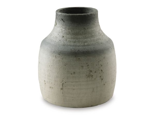 Ashley Furniture Moorestone Vase Big in Gray/Black