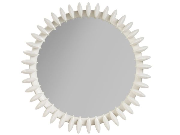 New Modern Solstice Mirror in White