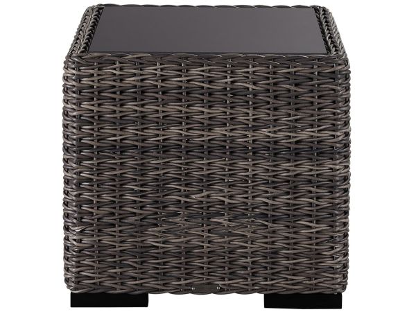 Coastal Living Outdoor Montauk Square End Table in Tawney