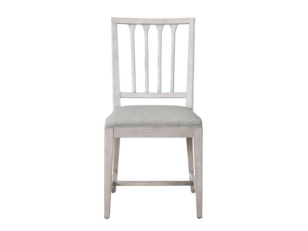 Past Forward Slat Back Side Chair in Flagstone