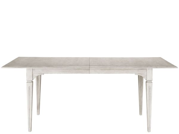 Past Forward Rectangular Dining Table in Dove White