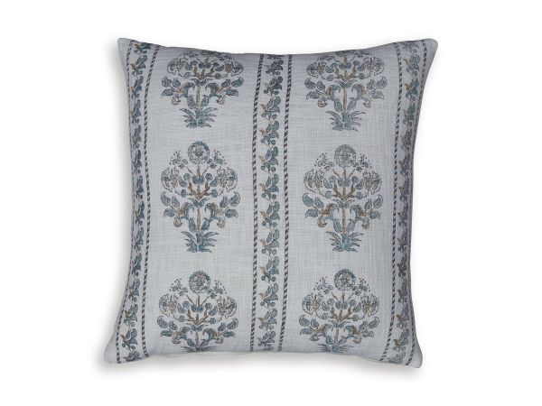 Ashley Furniture Paulmour Pillow (Set of 4) in Ivory/Green/Brown
