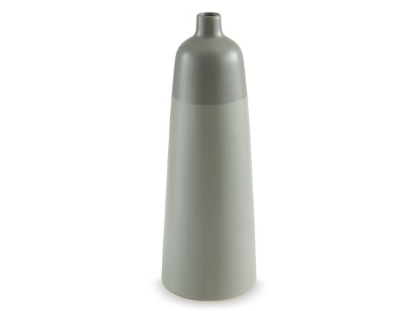 Ashley Furniture Peerland Vase Small in Sage Green