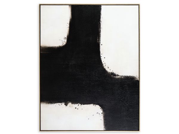 Ashley Furniture Reighlea Wall Art in Black/White