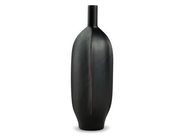 Ashley Furniture Rhaveney Vase Medium (Set of 3) in Black