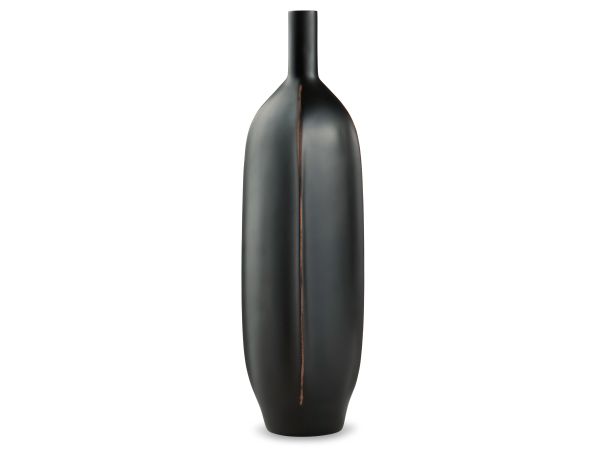 Ashley Furniture Rhaveney Vase Tall (Set of 3) in Black