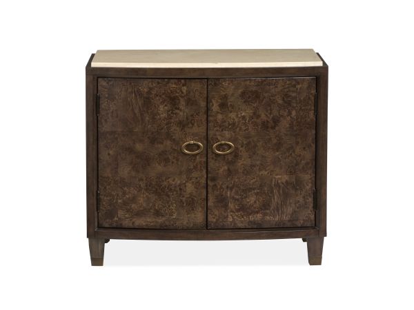 Magnussen Rowan Door Nightstand in Espresso
