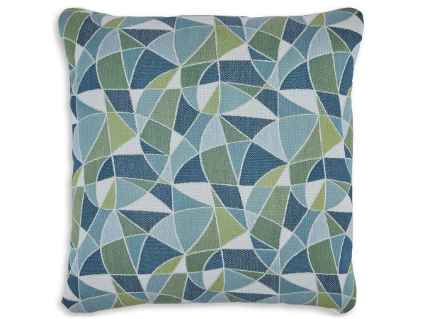 Ashley Furniture Seanow Next-Gen Nuvella Pillow (Set of 4) in Green/Turquoise/White