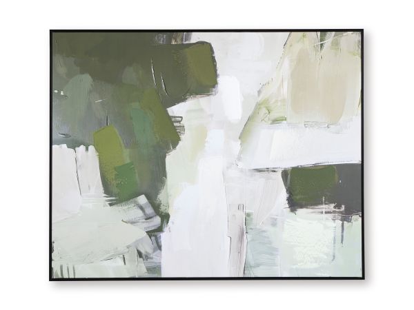 Ashley Furniture Vinick Wall Art in Green/Gray/White