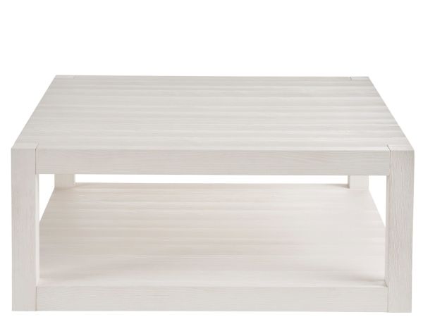 Weekender Hermosa Square Cocktail Table in White Sand
