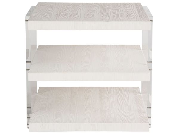 Weekender St Kitts End Table in White Sand