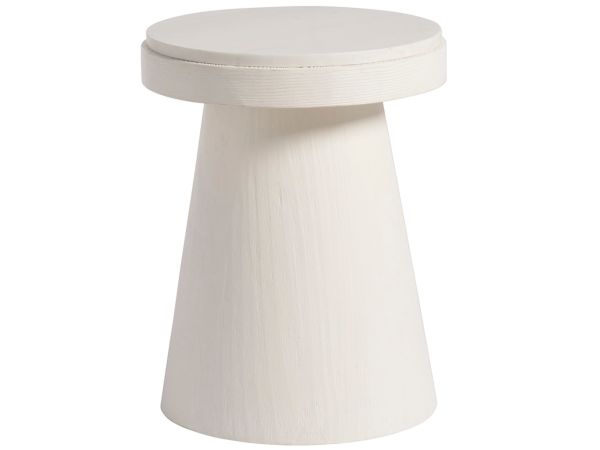 Weekender Madeira Accent Table in White Sand