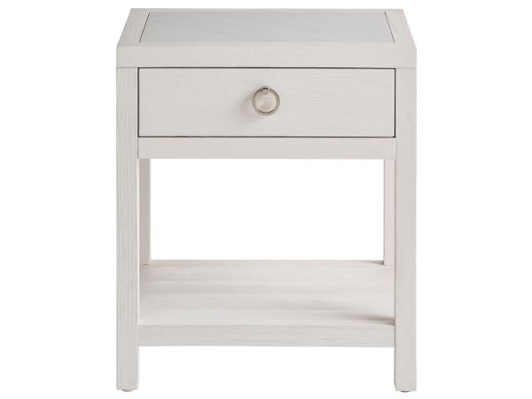Weekender Turo Nightstand in White Sand